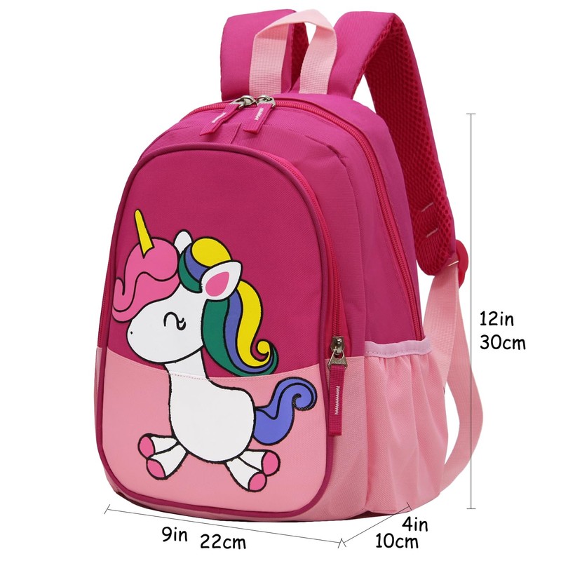 CHERUBIC Toddler Backpack Waterproof Cute Dinosaur Small Preschool Backpack Cartoon