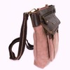 CHALA GEMINI Crossbody Canvas Gift Messenger Bag Dusty Rose -