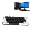 G61 Mini RGB Keyboard LED Backlight 61 Keys Ergonomic Mechanical