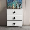 YOUYOUULU 4Pcs Antique-Black-Rose-Drawer-Knobs, Mid-Century-Retro-Flowers-Cabinet-Pulls, Metall-Heavy-Sturdy-Rose-Cupboard-Knob (Black)