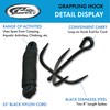 SZCO Supplies Grappling Hook with Cord