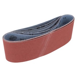 Kyocera Former Ryobi 6613082 Endless Belt Set for BE-3210 B-7076 Belt Sanders, Set of 6, 3.0 x 21.1 inches (76 x 533 mm), WA #60, #100, #240