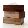 Tissue Case, Wooden, Walnut, Wood, Solid Natural Wood, Tissue Box,