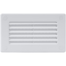 Vent Systems 110 x 55mm Rectangular Duct Grille - Straight or Flexible Pipe Inlet and Outlet Vent - HVAC System Heater, Cooling Duct Ventilation with Protective Grille