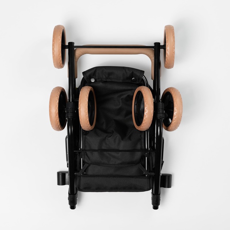 Hart & Hero Herotron Black Doll Stroller