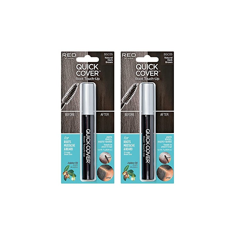 Red by Kiss BGC05 - Cepillo para retocar cabello gris