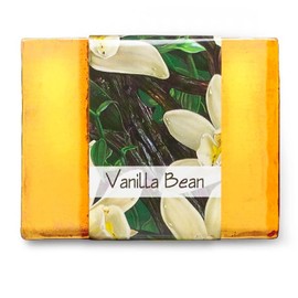 Glycerin Bar Soap Vanilla Bean Scent - Natural, Vegan-Friendly, Hypoallergenic - Moisturizing and Hydrating with 100% Vegetable Glycerin - Sulfate-Free, Paraben-Free, Chemical-Free - 4.5 oz