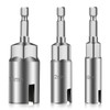 SUNJOYCO 3PCS Power Wing Nut Driver Set, 1/4" Hex Shank