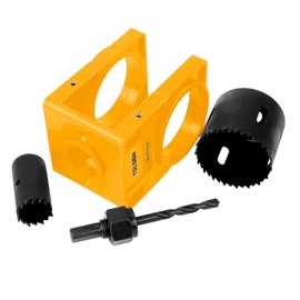 Tolsen Door Lock Installation Kit - Adjustable Wooden Door Lock Fitting Tool Set for Installing Deadbolts and Locksets