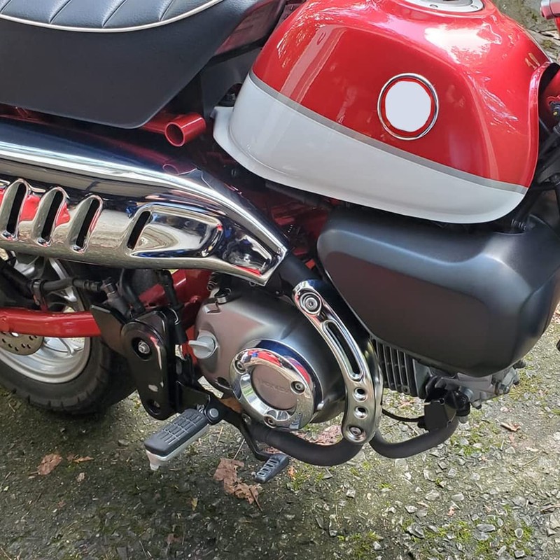 Chrome Muffler Pipe Cover Compatible with Honda Monkey 125 Z125M