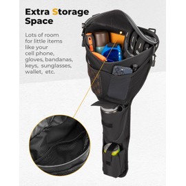 KEMIMOTO 2024 XP 1000 Center Storage Bag with Cup holder Compatible with 2024-2025 Polaris RZR XP 1000/ RZR XP 4 1000 Accessories 1680D High-Density Shoulder Storage Bag with Double Anti -mud Zipper