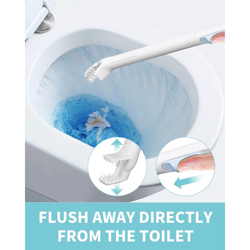 AIR U+ Flushable Toilet Wand Refills, 48 Count Disposable Toilet