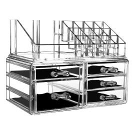 Cq Acrylic Organizador Para Maquillaje De Acrilico Con 5 Cajones
