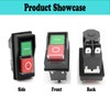 KJD17-250V 5-Pin Waterproof Magnetic Safety Push Button Switch, AC 16A