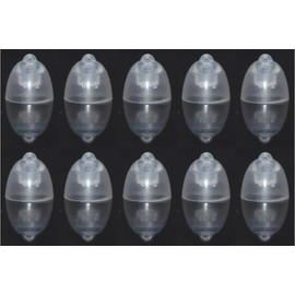 FCS Domes for Oticon MiniFit RIC Hearing Instrument 10-Pack (Bass Single Vent, 8 mm).