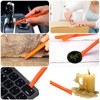 9 Pieces Plastic Scraper Tool Scratch Free Crevice Cleaning Sticker