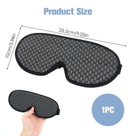 SRLWMYI Schlafmaske Für Herren Und Damen Bequeme Augenbinde Und Atmungsaktive 3D Augenmaske Mit Erhöhten Nasenpads Und 100% Lichtblockierung Memory Foam Sleeping Mask Für Erholsamen Schlaf Und Reisen