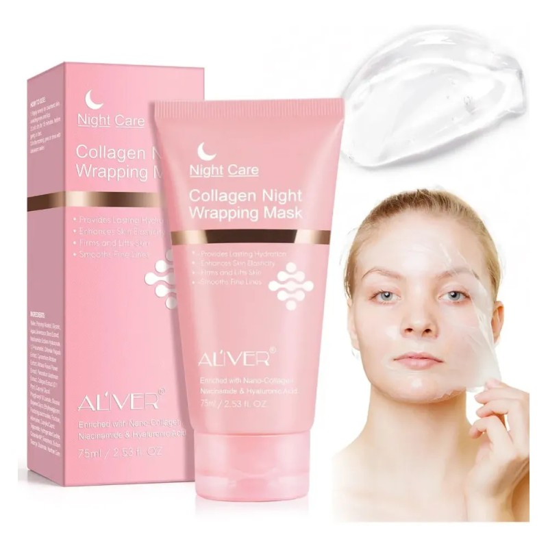 Firmeza Facial | Mascarilla Rutina Nocturna Colágeno 75ml