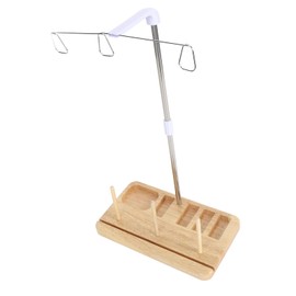 Single Thread Stand,Cone Thread Stand Spool Holder Smoother Feed Three Cones Spool Stand Sewing Thread Holder Spool Stand Spool Holder for Domestic Embroidery and Sewing Machine