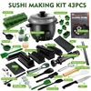 Brezlio Sushi Maker Kit – 43-Piece Complete Set with Bazooka