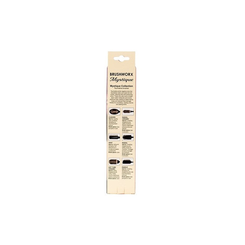 Brushworx Mystique Tourmaline Boar Radial - Medium 55mm
