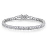 [3MNSCD] 7" 3 Color Gold Plated Tennis Bracelet Women Jewelry