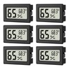 6-Pack Mini Hygrometer Indoor Humidity Meter, Mini Digital Thermometer Humidity