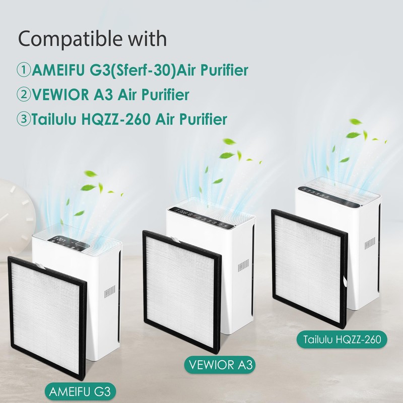 TOMORAL G3 / A3 Replacement Filter Compatible with AMEIFU G3