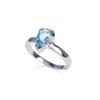 Namana 925 Sterling Silver Blue Topaz Ring For Women, Sterling
