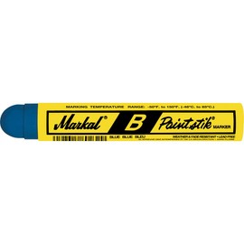 LACO Markal 80225 Industrial Marker, "Paint Stick B", Blue