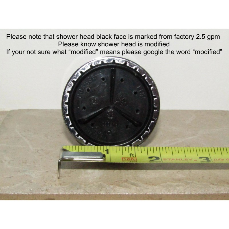SUPER ULTRA HIGH PRESSURE SHOWER HEAD Incredible Pressure Over 14gpm