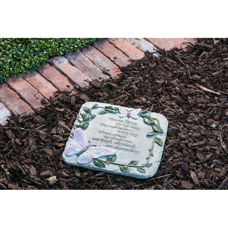 Evergreen Those We Love Don't Go Away Garden Memorial Stone