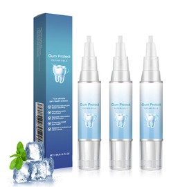 3 Pcs Mullein Gum Repair Gel, Mullend Teeth Repair Gel, Gum Shield Therapy, Revitalizes Gums and Instant Teeth Whitening Serum Pen, Natural Protect Gums & Oral Care, Fresh Breath