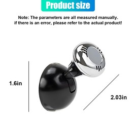 UHANBUT Car Joystick Starter, Metal Vehicle Push to Start Button Rocker, Auto Engine One-Touch Start Stop Button Cover, Cool Automotive Interior Decorative Ignition Accessory for Most Cars (Silver)