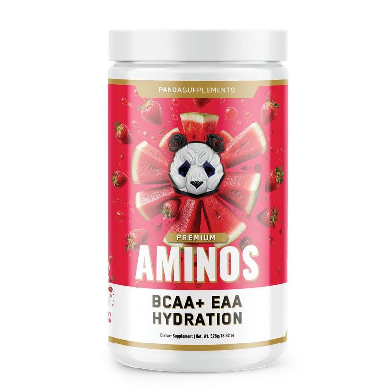 Panda Supps AMINOS - BCAA + EAA & Electrolytes:_Pink Lemonade