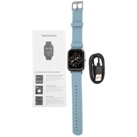 IP67 Waterproof Sports Bracelet 1.69in Screen Watch Fitness Sleep Monitoring Smart BandBlue