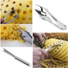 TorSor 4 Pack Pineapple Peeler Pineapple Eye Remover Clip Stainless