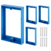 4Pack 1/4 Inch Single Gang Electrical Outlet Box Extenders with