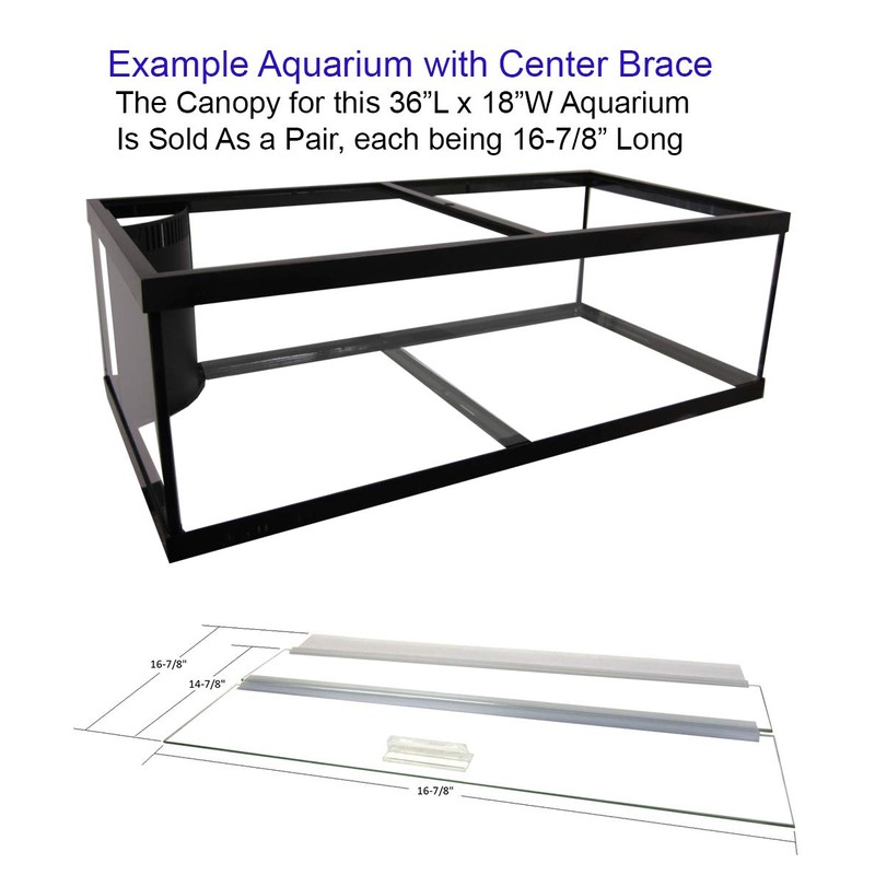 Glass Canopy Two Piece Set for 30 BR, 40 BR,