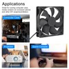 DORHEA 2PCS 6010 Fan USB 60x60x10mm 2.36in DC 5V 60mm