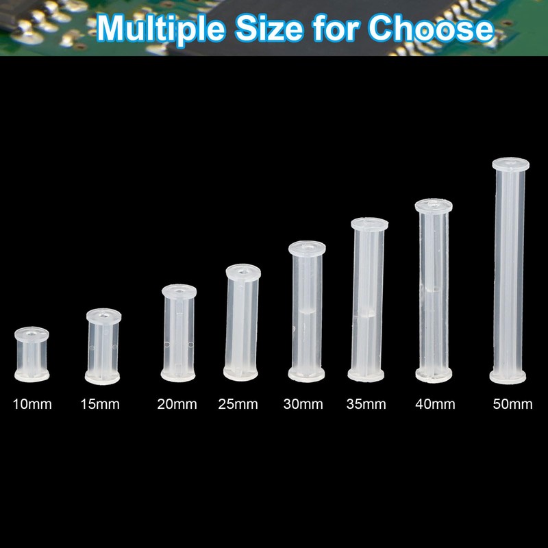 PATIKIL PCB Support Spacer, 100Pack 15mm/0.6" Supporting Height Column PCB
