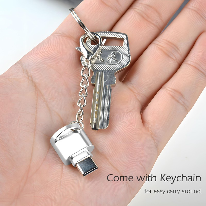 USB C Micro SD Card Reader for Android Phone, Camera,