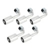 10 Pcs 3/8in Air Conditioning 90 Degree Beadlock Aluminum AC