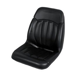 All States High Back Molded Dishpan Seat - Black for Case Tractor, Compatible with 1190, 1290, 1390, Replaces ST27, Black Vinyl, Driver Side, Tractor Seat