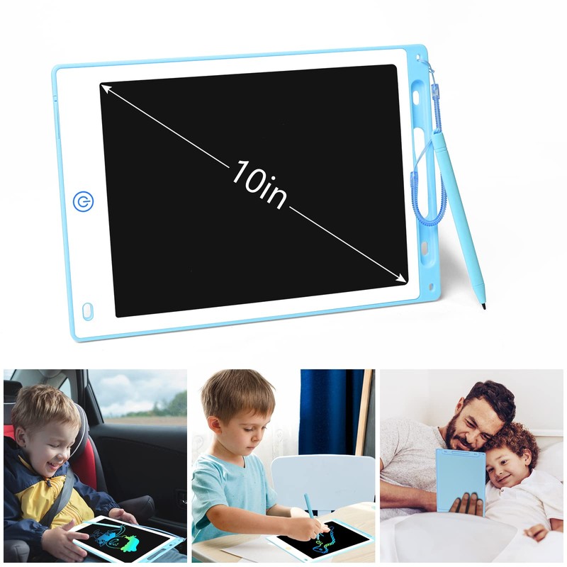 Vicloon LCD Writing Tablet, 10 Inch Colorful Drawing Board Digital