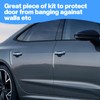 6Psc Car Door Edge Protector Guards Strips, Clear Scratches Dings