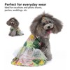 Dog Dress Romantic Classic Leaf Pattern Soft Comfortable Doggie Princess