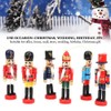 Wooden Nutcracker Doll Soldier Puppet Christmas Ornaments Decoration for Home