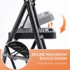 Simple Deluxe Steel Folding 3-Step Stool Ladder Adults With Soft-Grip