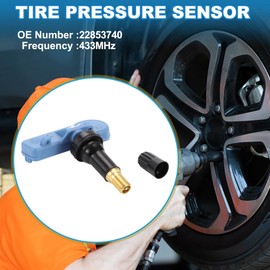 A ABSOPRO Tire Pressure Sensor No.22853740 Tire Pressure Monitoring Sensor for GMC Yukon 2011-2019